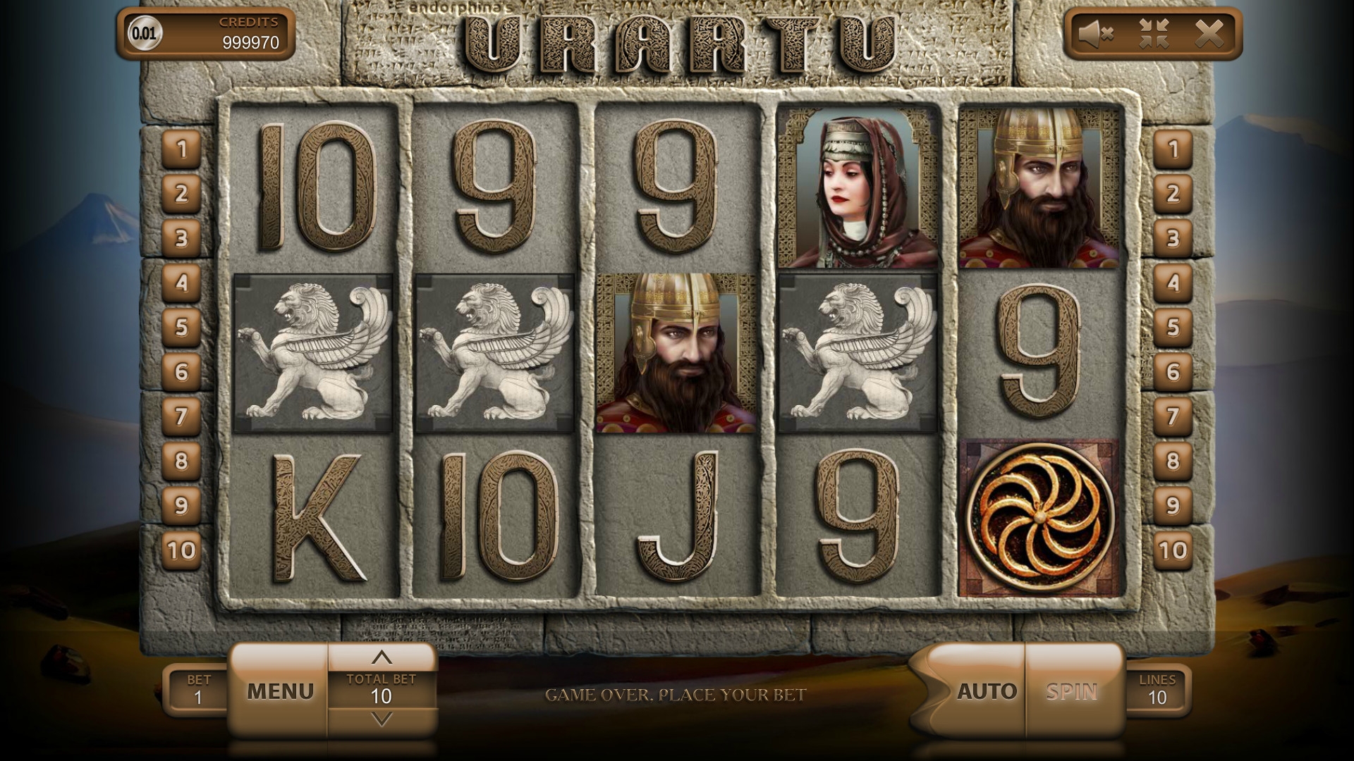 Urartu (Урарту) из раздела Игровые автоматы