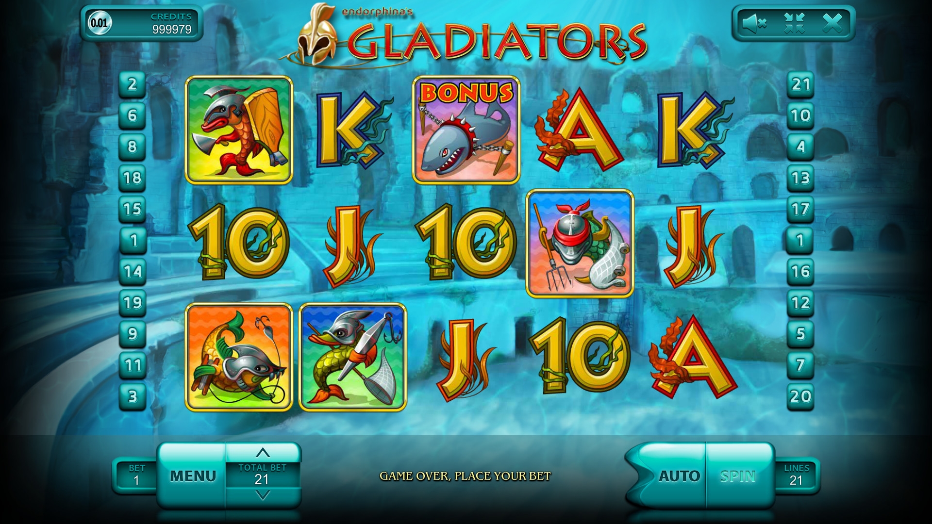 Gladiators (Гладиаторы) из раздела Игровые автоматы