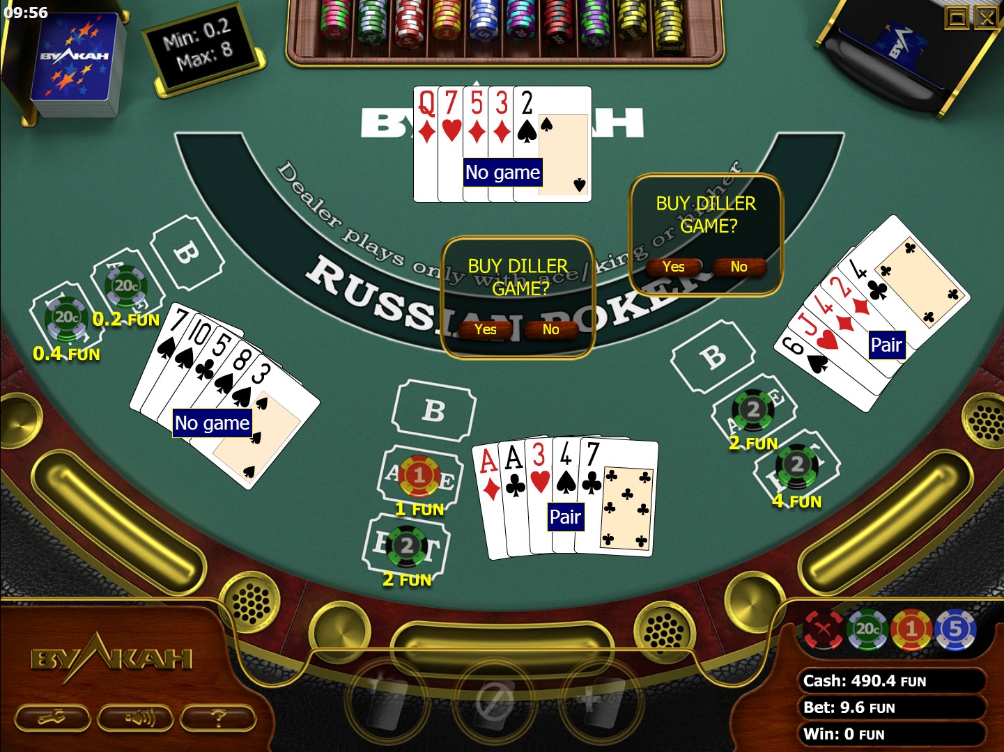 Russian Poker (Русский покер) из раздела Покер
