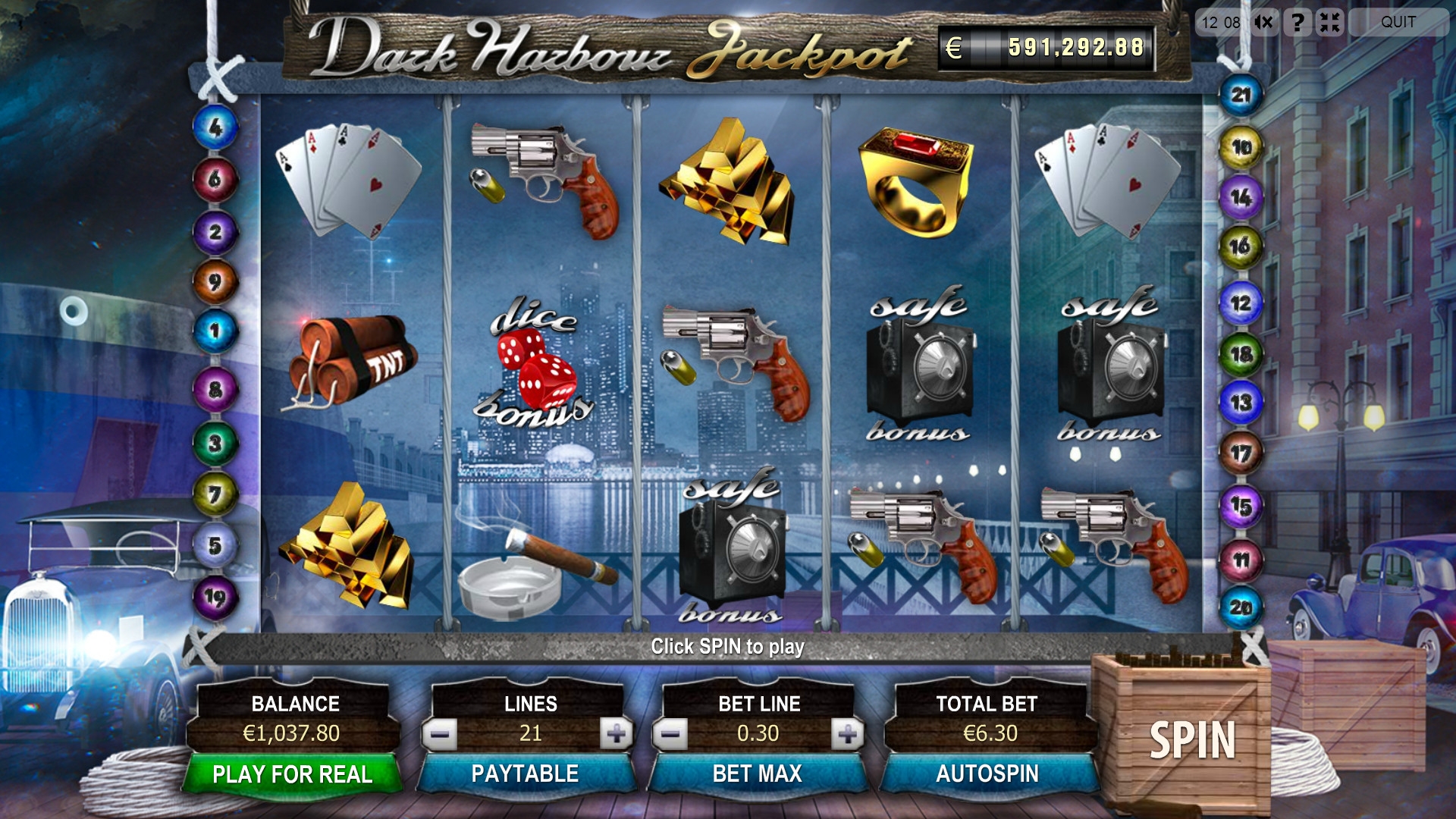 Dark Harbour Jackpot (Джекпот темной гавани) из раздела Игровые автоматы