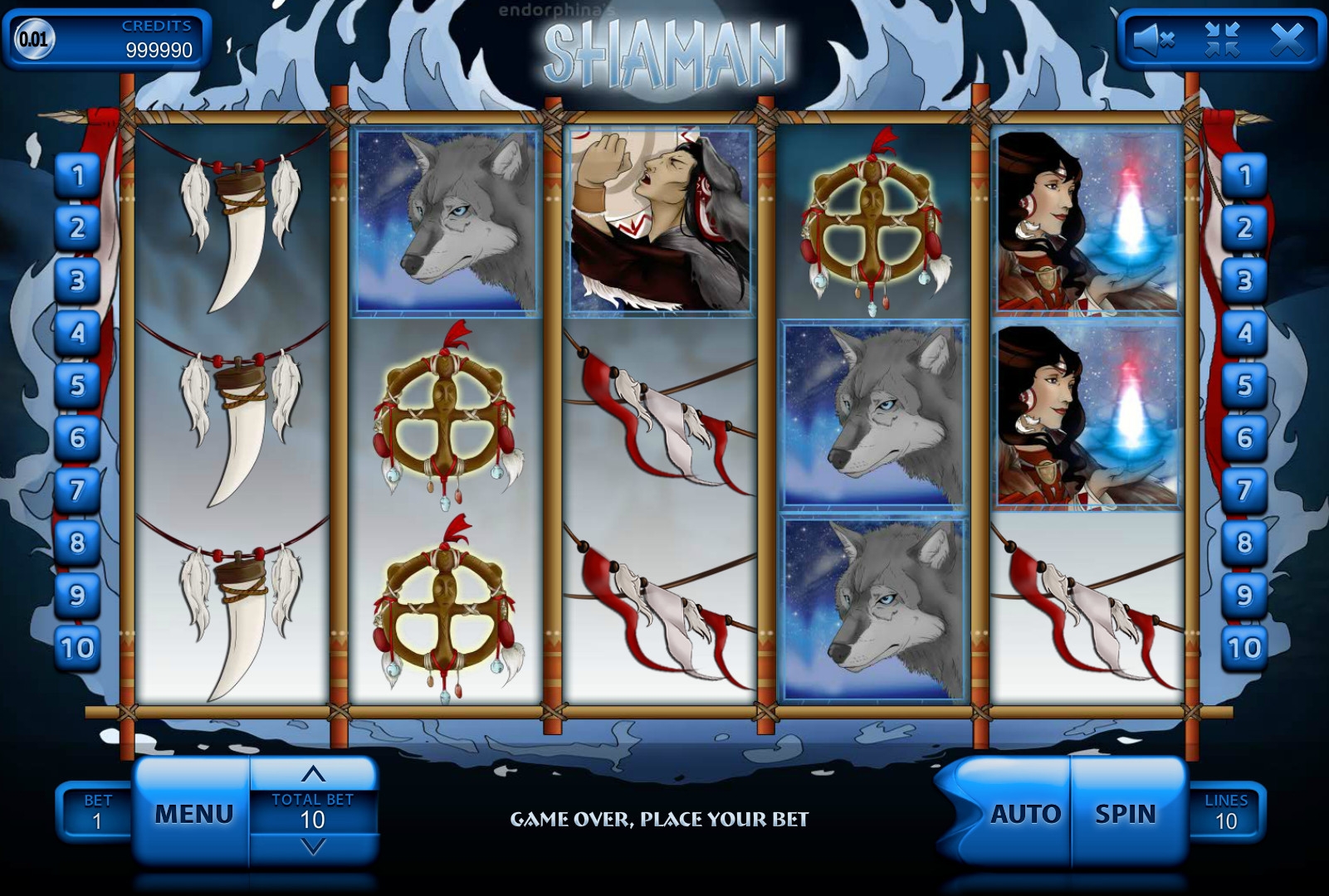 Shaman (Шаман) из раздела Игровые автоматы