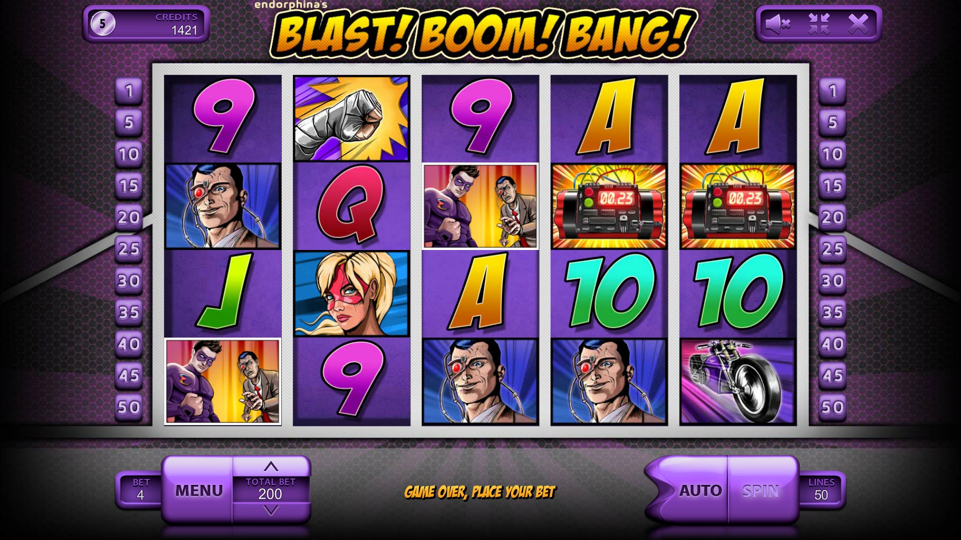 Blast! Boom! Bang! ( Бах! Трах! Тарарах!) из раздела Игровые автоматы