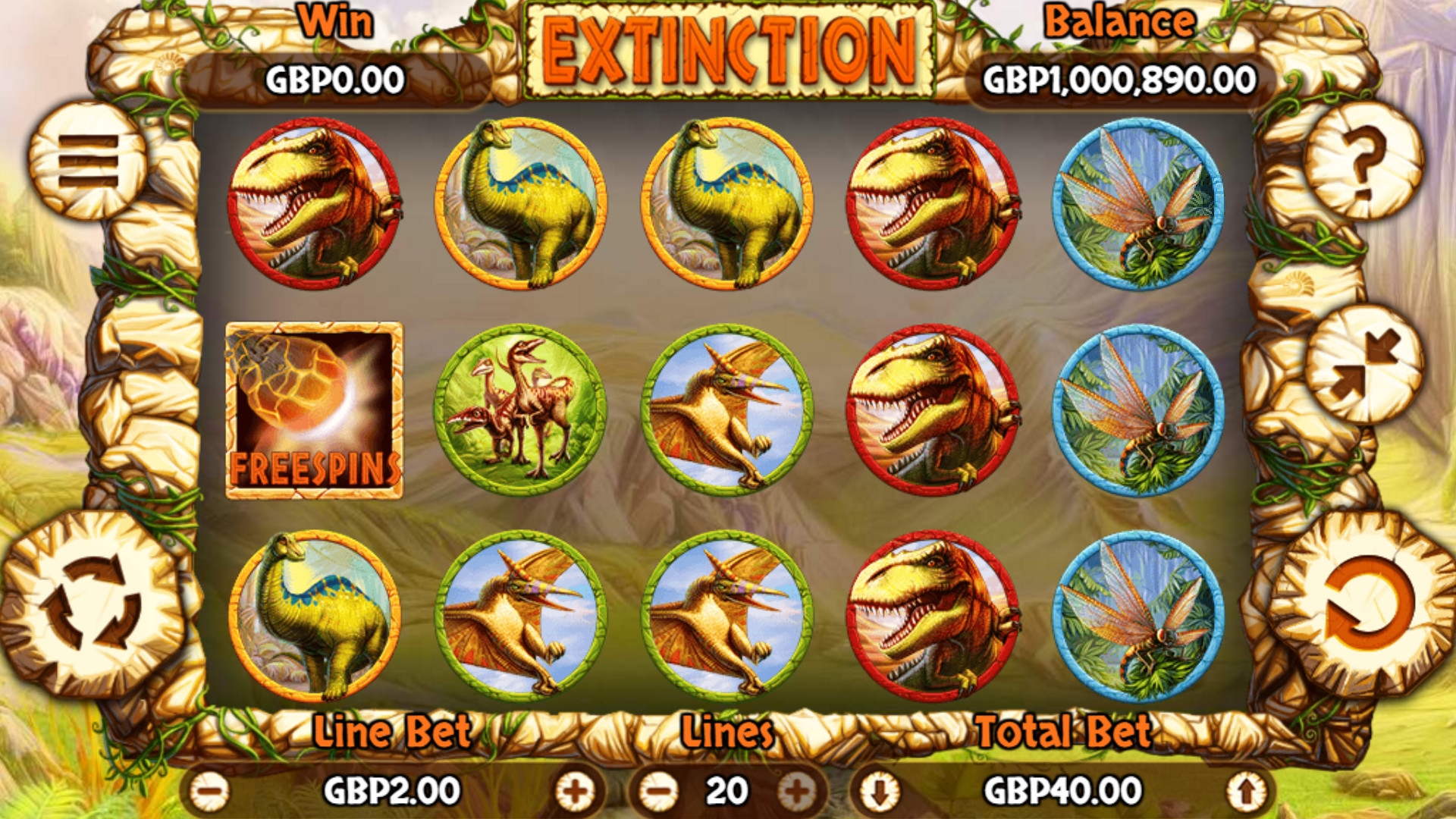 Extinction (Вымирание) из раздела Игровые автоматы