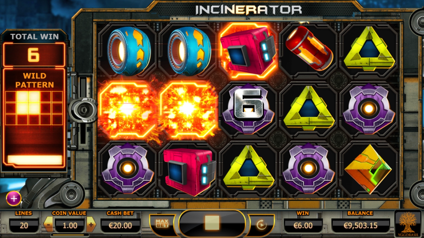 Incinerator (Сжигательная печь) из раздела Игровые автоматы
