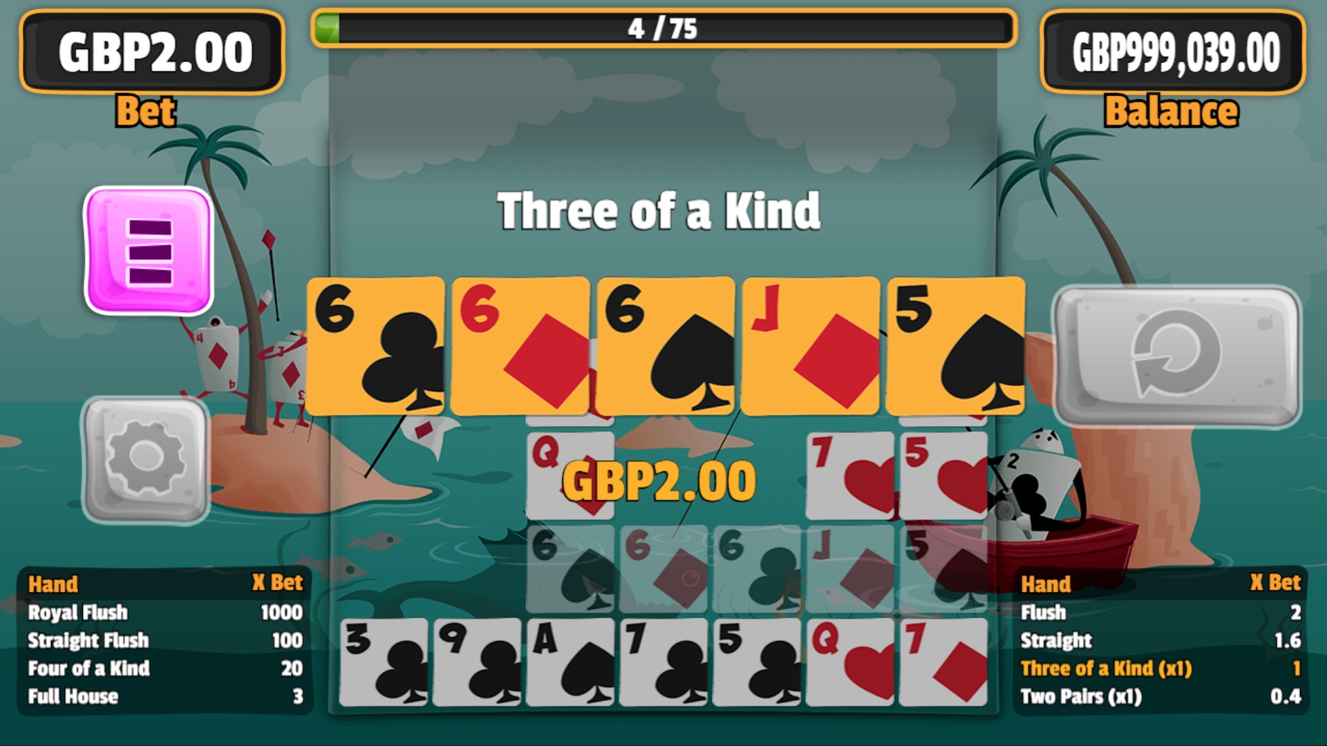 Poker Drop Riches (Покерные богатства) из раздела Развлекательные игры