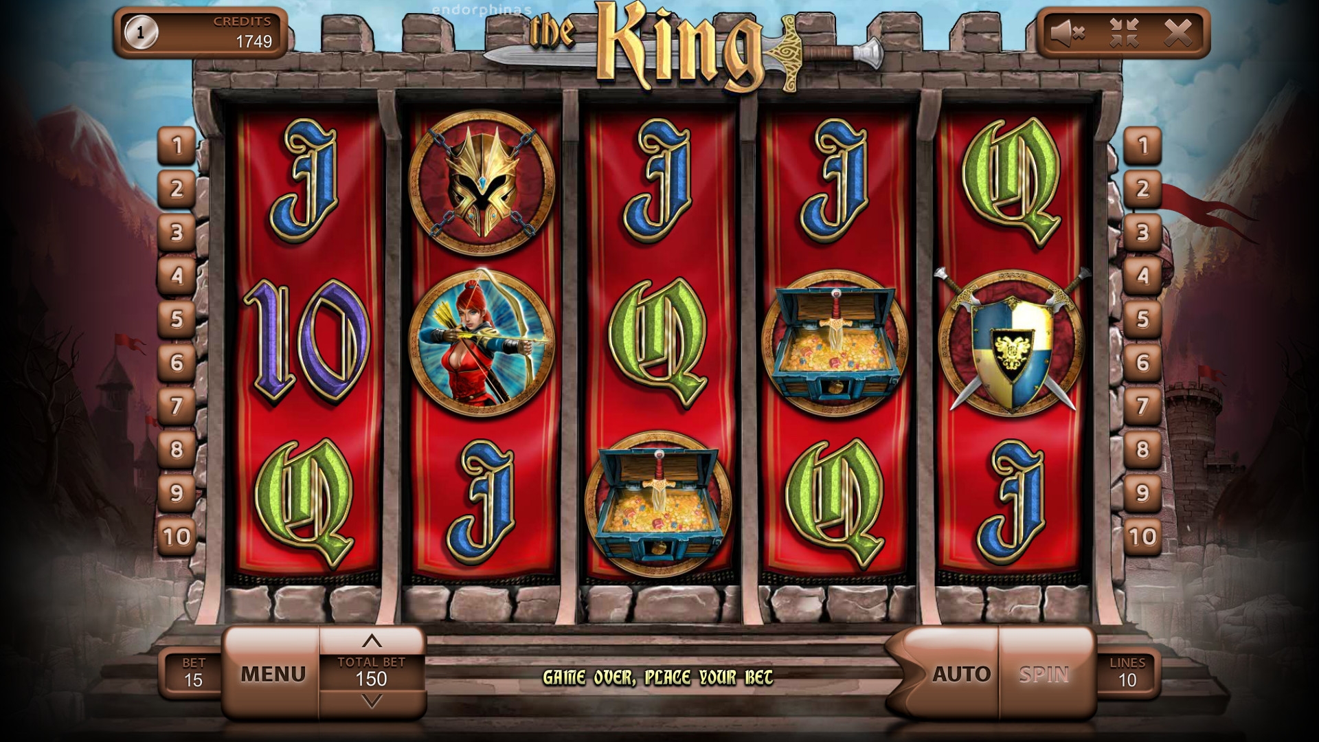 The King (Король) из раздела Игровые автоматы