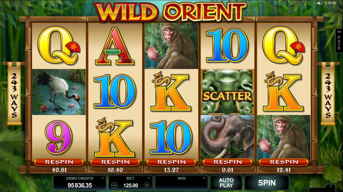 Wild Orient (Дикий Восток) из раздела Игровые автоматы