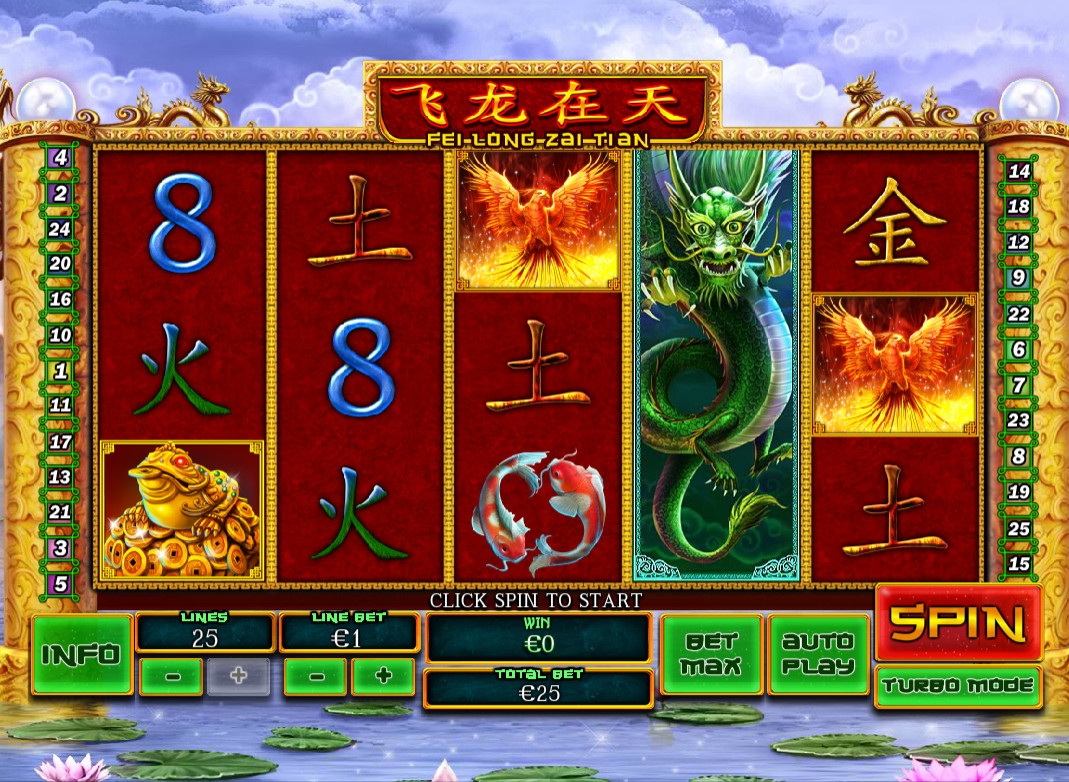 Fei Long Zai Tian (Дракон в небесах) из раздела Игровые автоматы