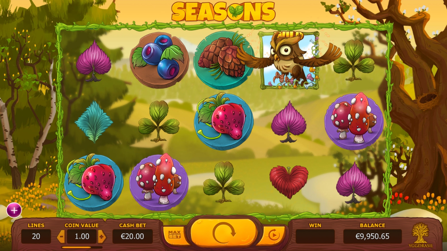 Seasons (Времена года) из раздела Игровые автоматы
