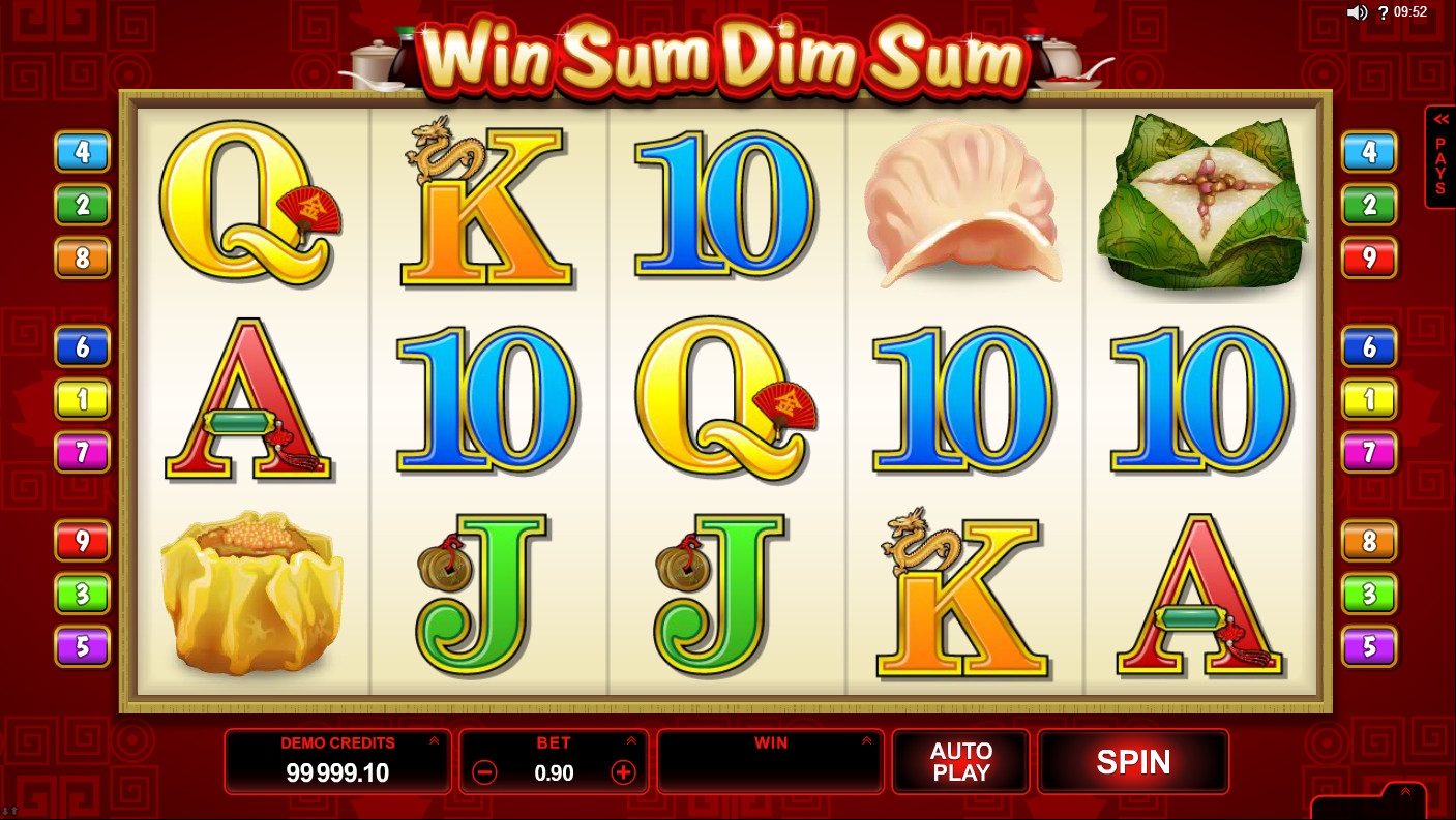 Win Sum Dim Sum (Съешь дим-сам, выиграй сам) из раздела Игровые автоматы