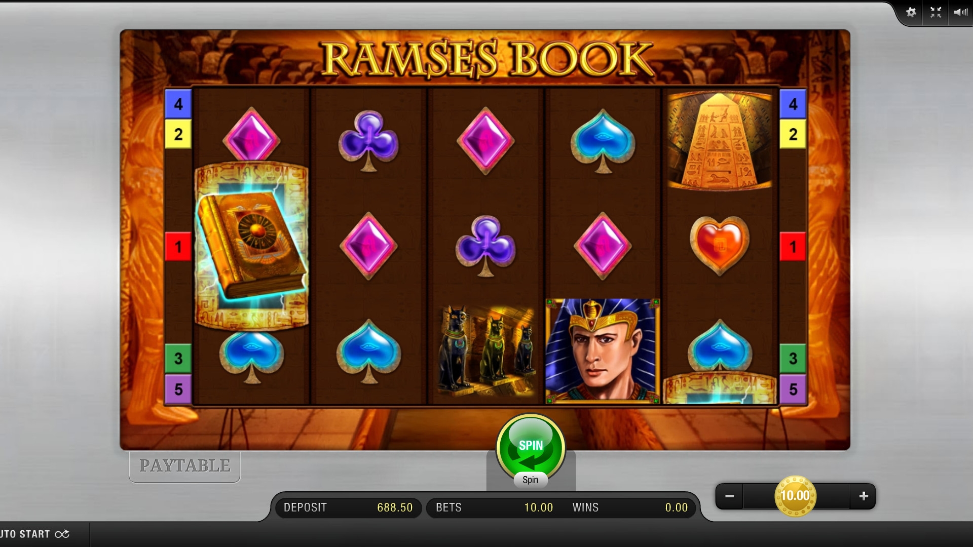 Ramses Book (Книга Рамзеса) из раздела Игровые автоматы