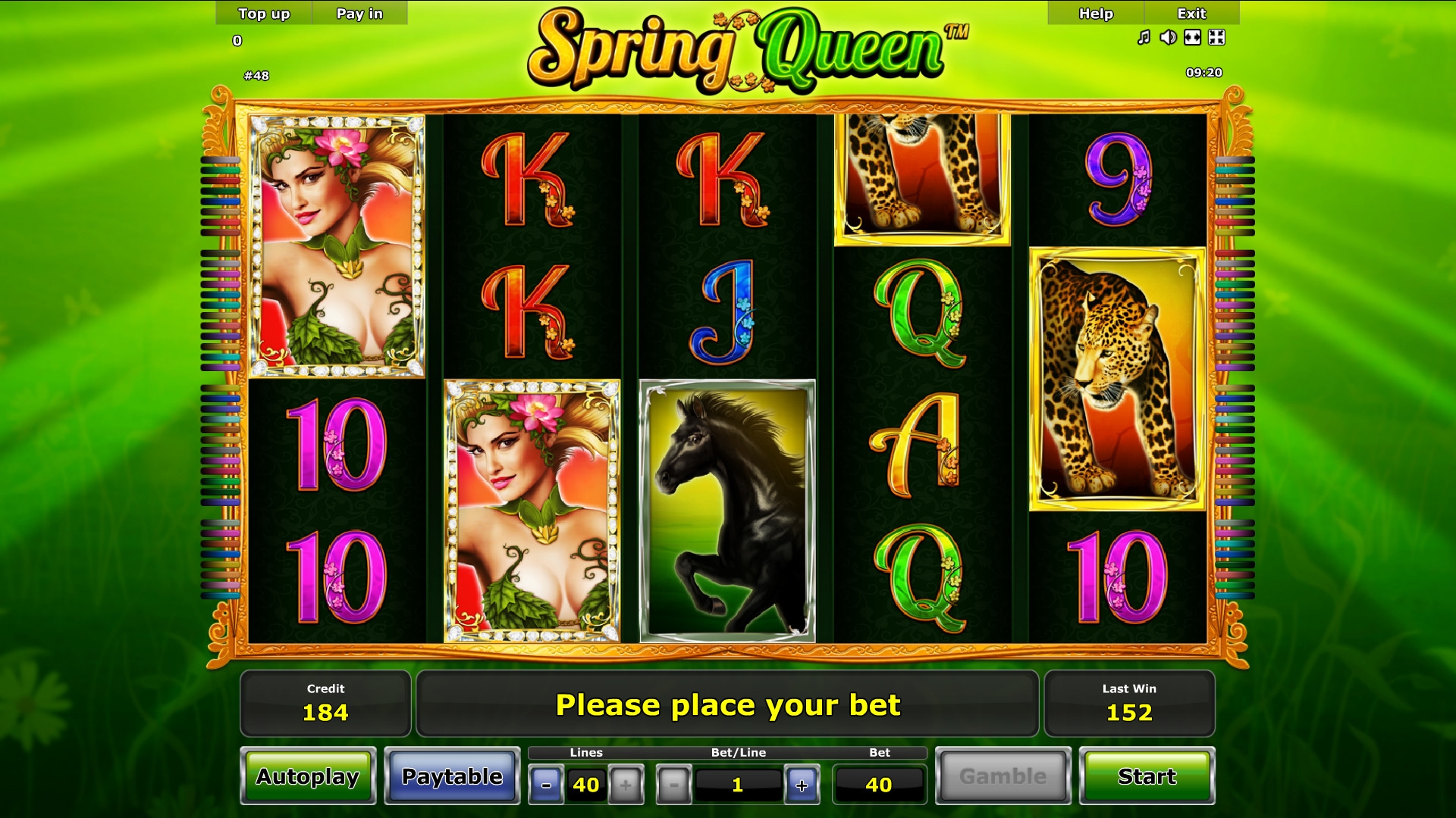 Spring Queen (Королева весны) из раздела Игровые автоматы