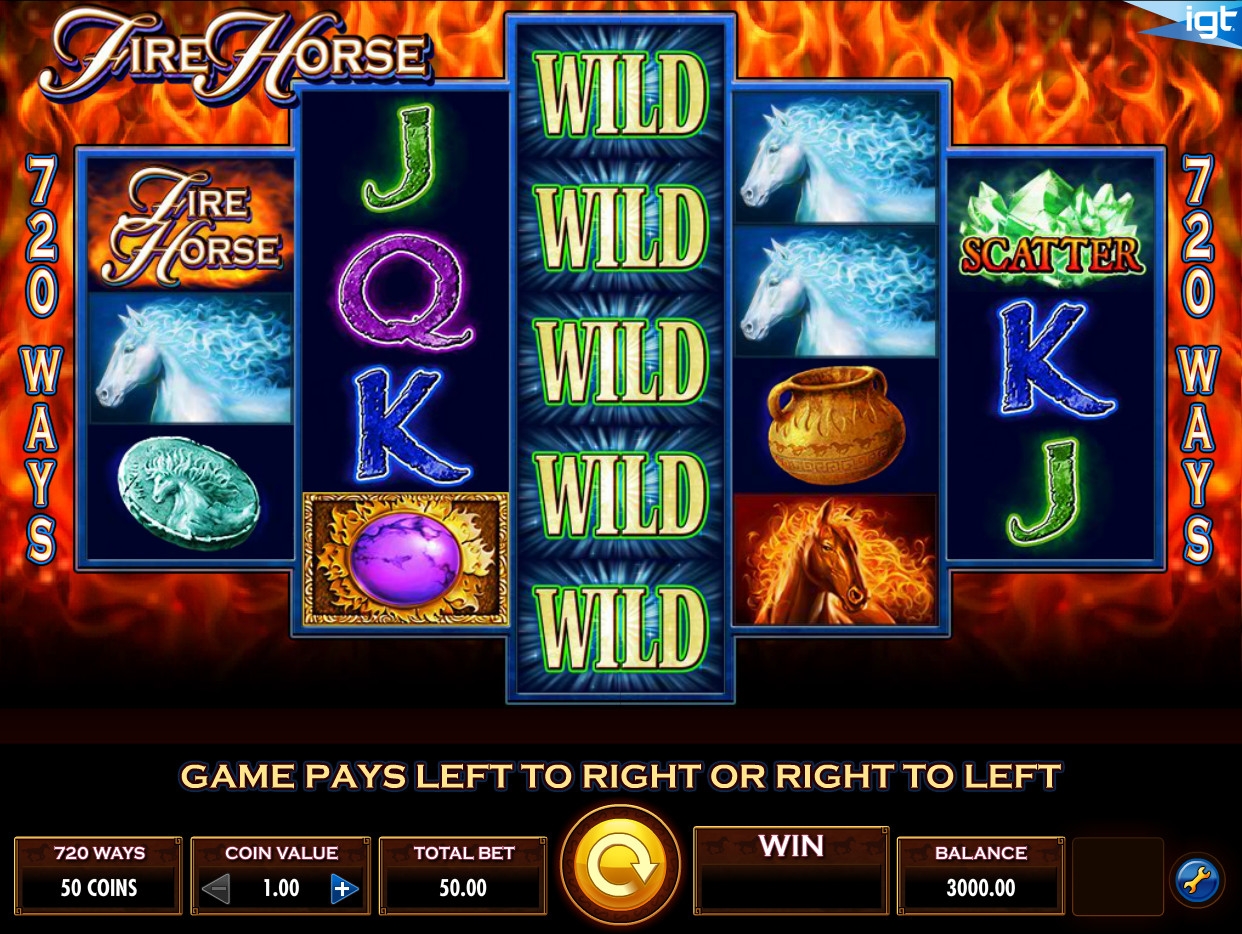 Fire Horse (Огненная лошадь) из раздела Игровые автоматы