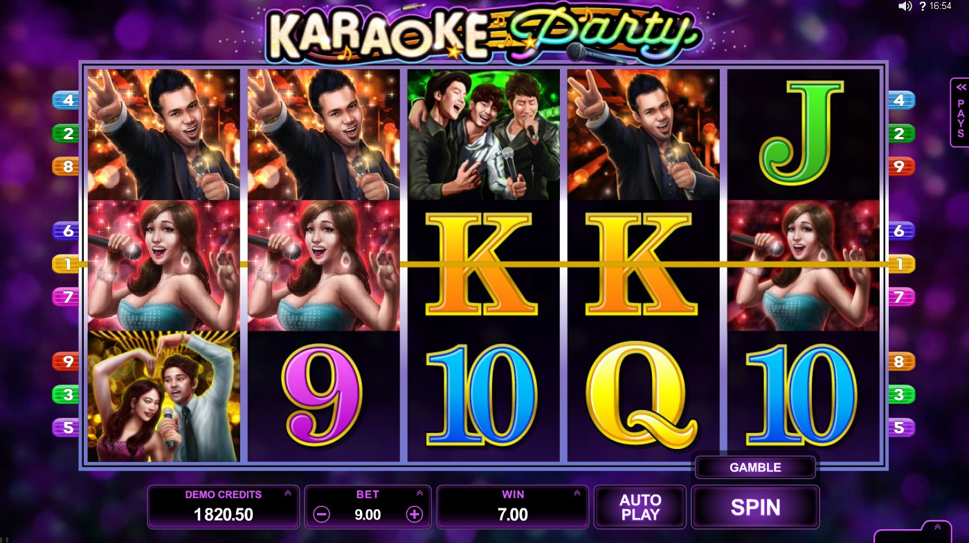 Karaoke Party (Караоке-вечеринка) из раздела Игровые автоматы