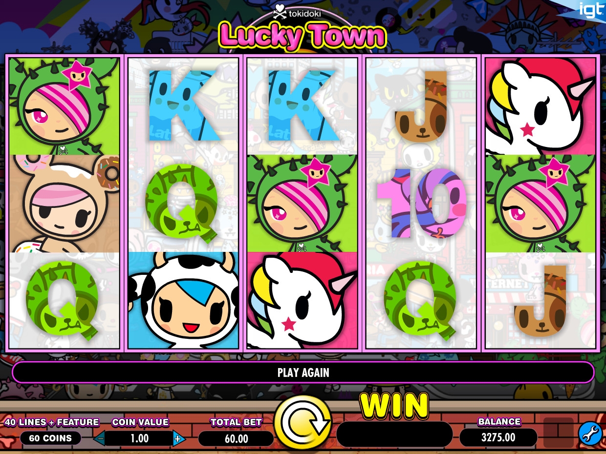 Tokidoki: Lucky Town (Токидоки: Счастливый город) из раздела Игровые автоматы