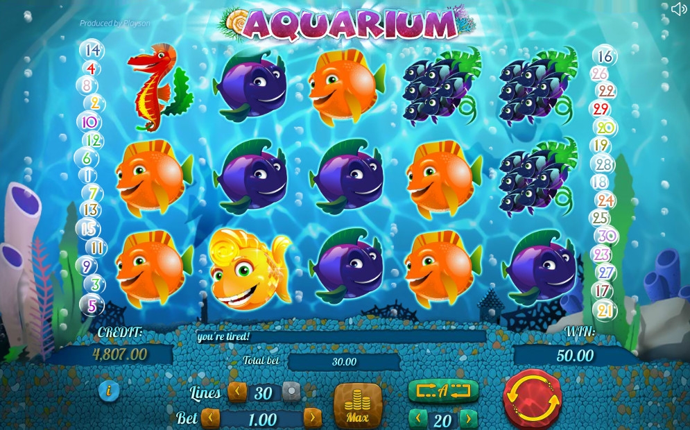 Aquarium (Аквариум) из раздела Игровые автоматы