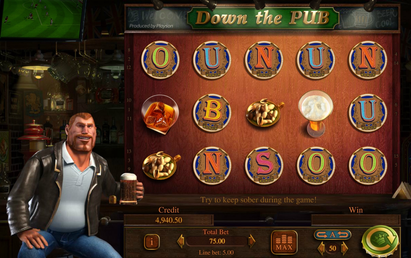 Down the Pub (В пабе) из раздела Игровые автоматы