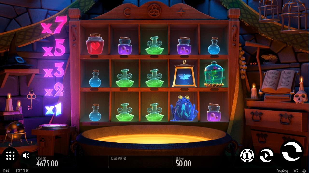 Frog Grog (Грог из лягушек) из раздела Игровые автоматы