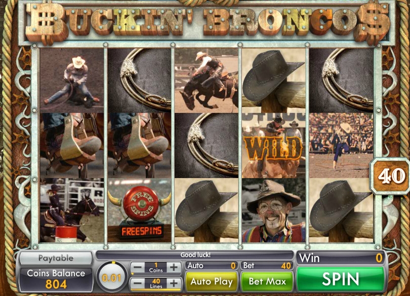 Buckin’ Broncos (Брыкающиеся лошади) из раздела Игровые автоматы
