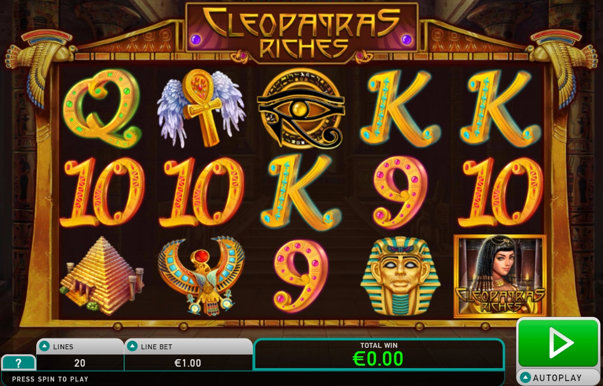 Cleopatra’s Riches (Богатства Клеопатры) из раздела Игровые автоматы