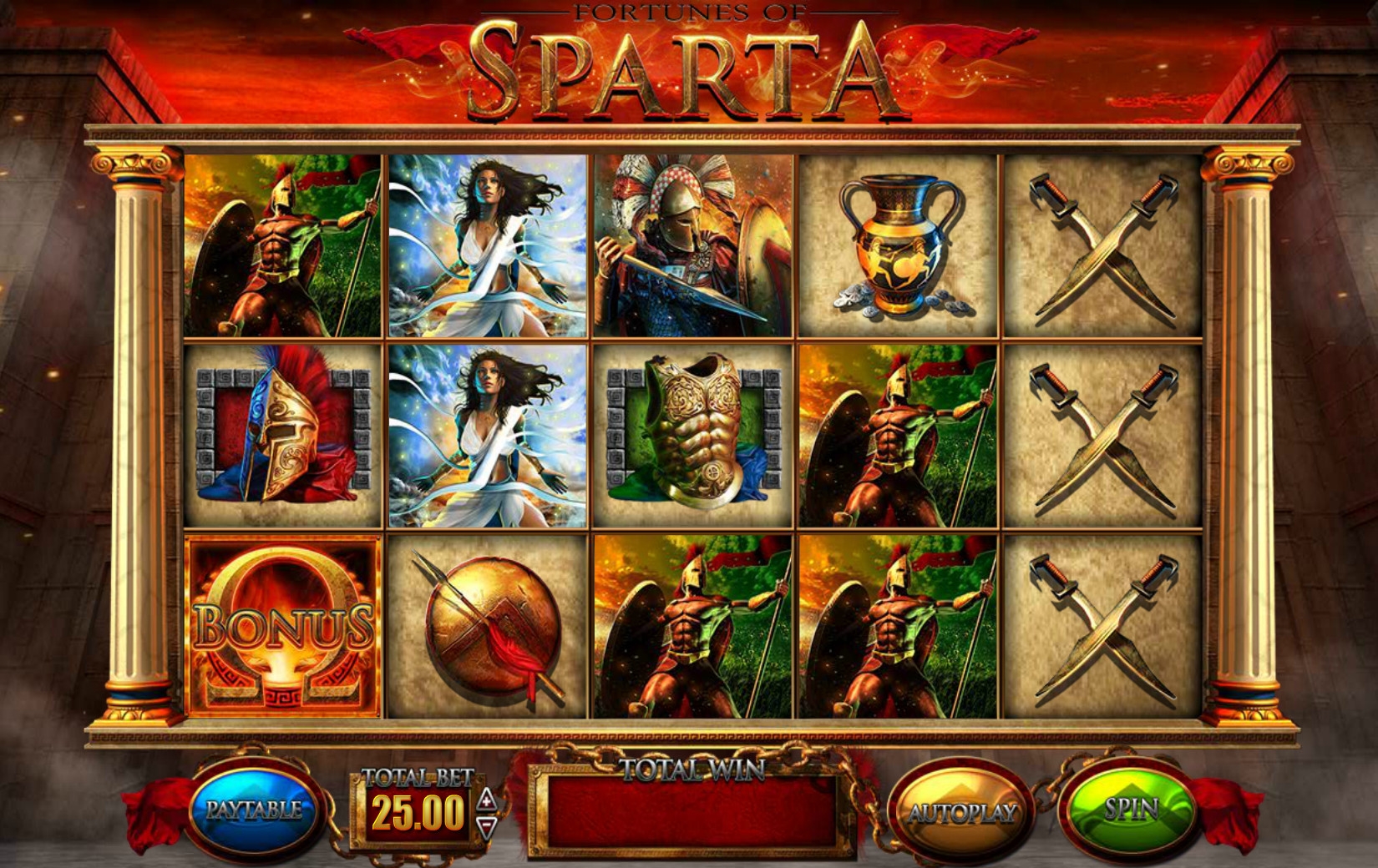 Fortunes of Sparta (Богатства Спарты) из раздела Игровые автоматы