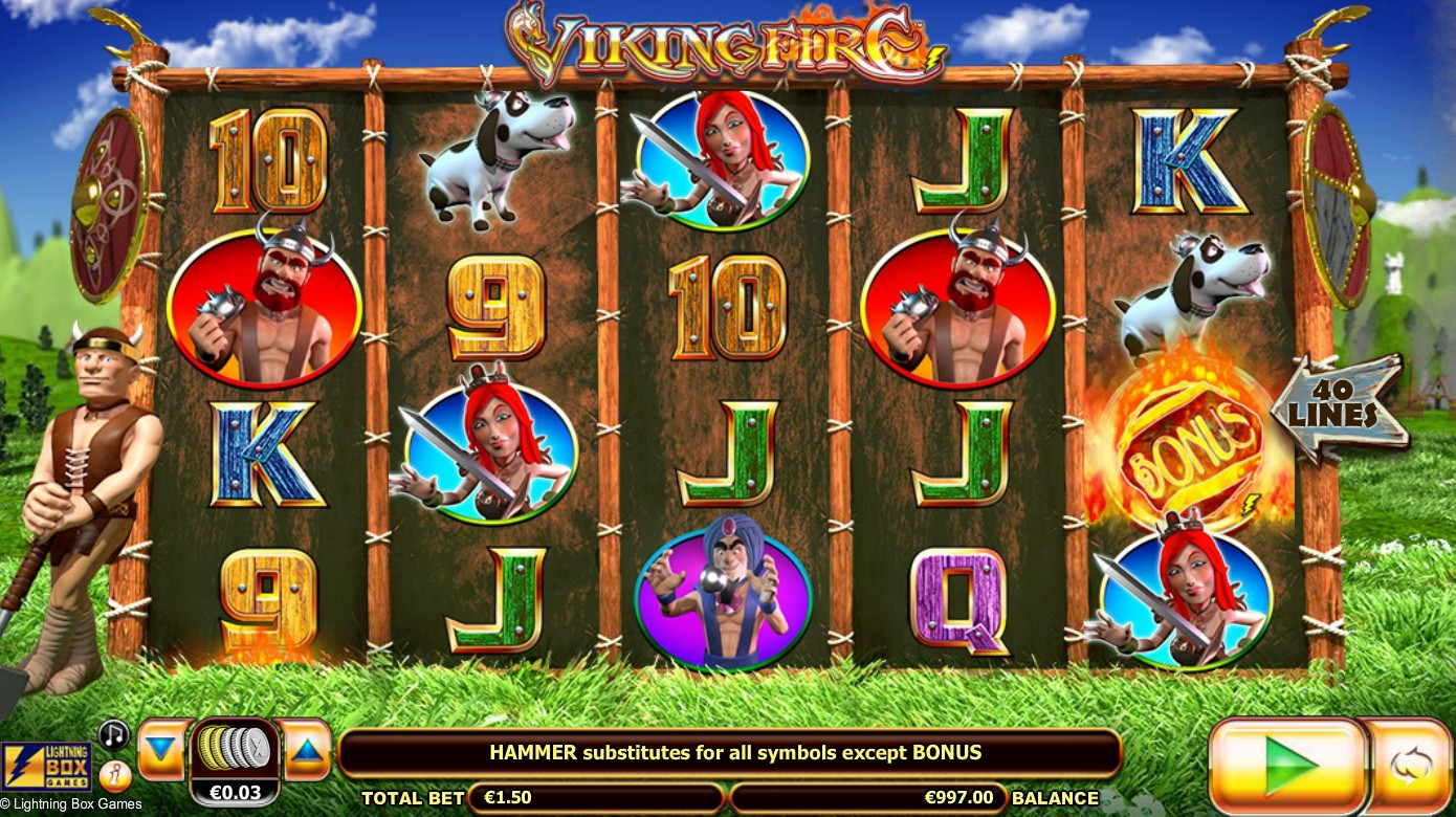 Viking Fire (Пламя викингов) из раздела Игровые автоматы