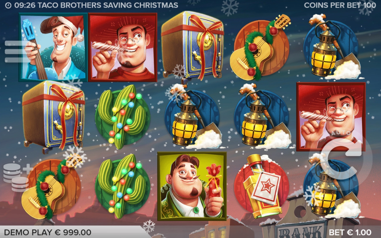 Taco Brothers Saving Christmas (Братья Тако спасают Рождество) из раздела Игровые автоматы