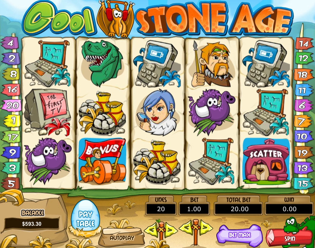 Cool Stone Age (Крутой каменный век) из раздела Игровые автоматы