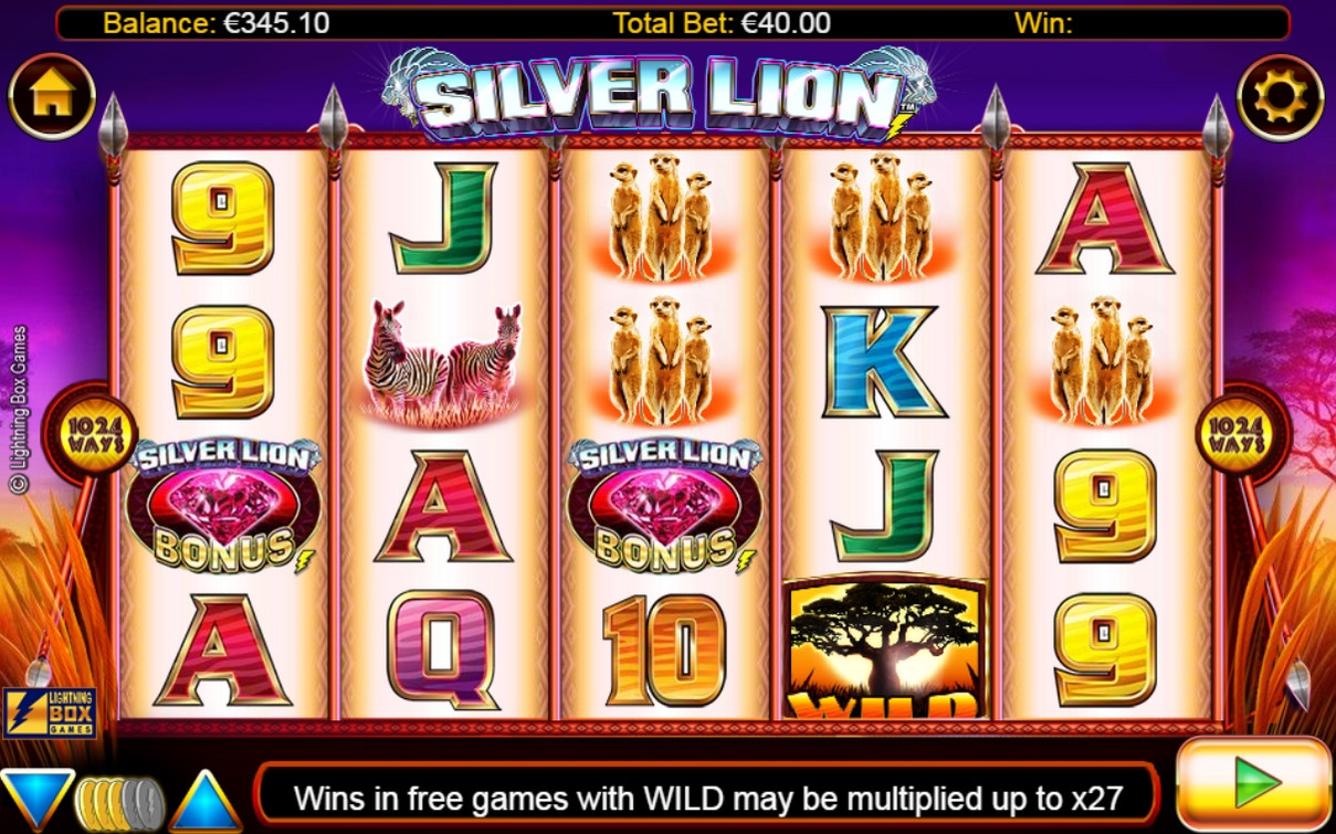 Silver Lion (Серебряный лев) из раздела Игровые автоматы