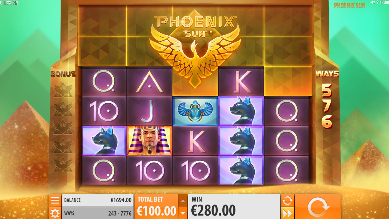 Phoenix Sun (Феникс-солнце) из раздела Игровые автоматы