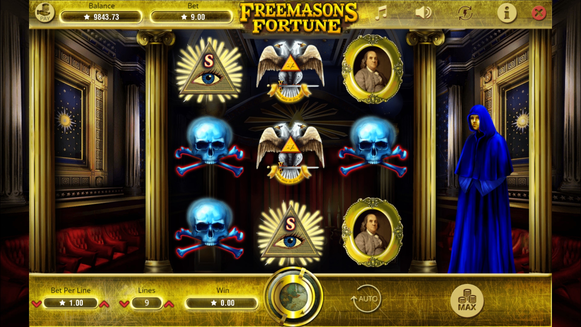 Freemasons Fortune (Состояние франкмасонов) из раздела Игровые автоматы