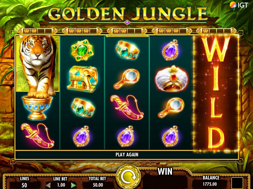 Golden Jungle (Золотые джунгли) из раздела Игровые автоматы