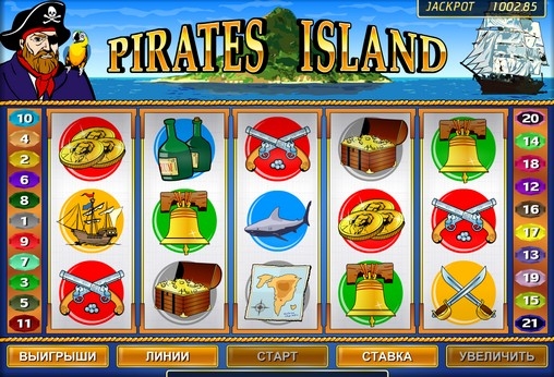 Pirates Island (Пиратский остров (Пираты)) из раздела Игровые автоматы