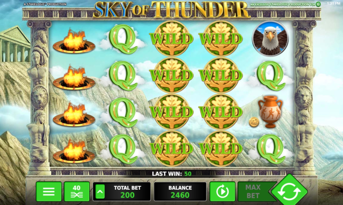 Sky of Thunder (Громовые небеса) из раздела Игровые автоматы