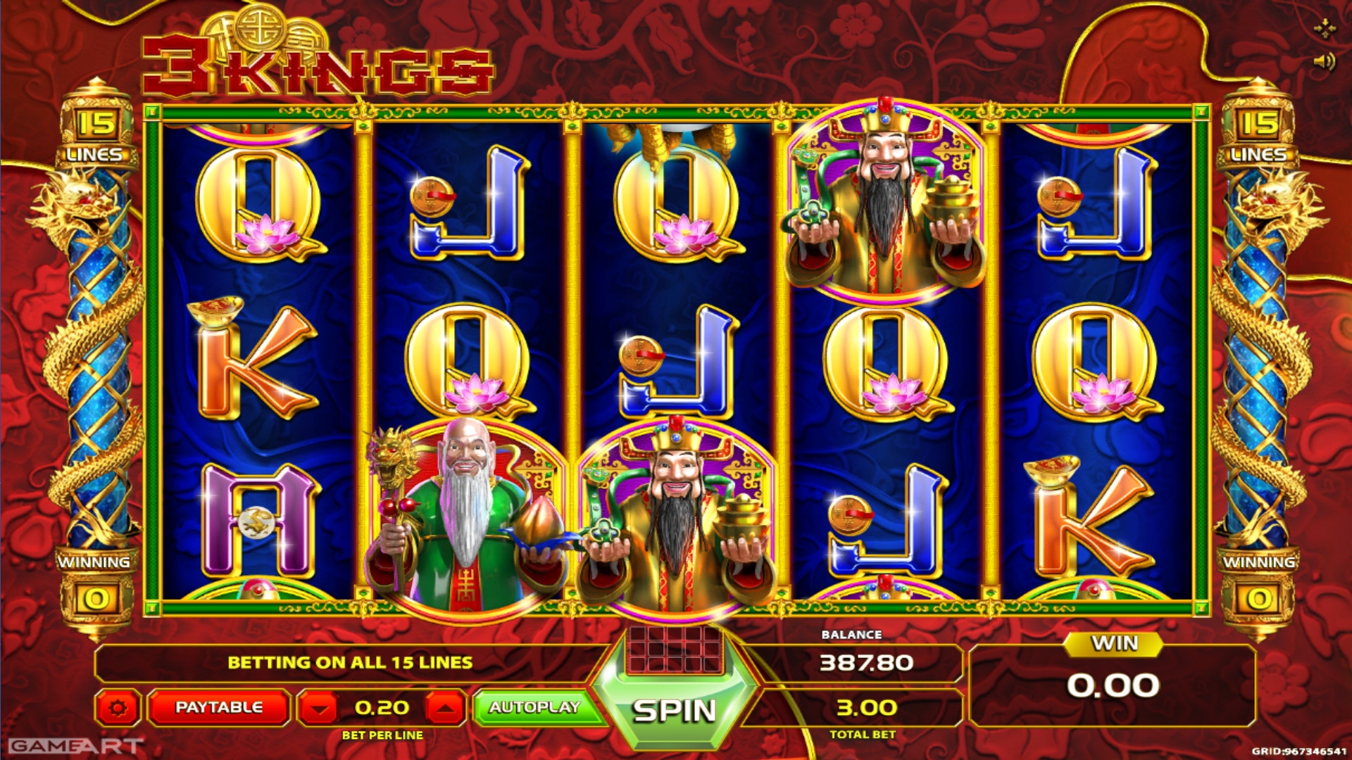 3 Kings (Три короля) из раздела Игровые автоматы
