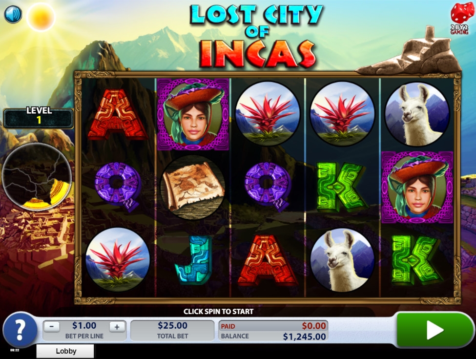 Lost City of Incas (Затерянный город инков) из раздела Игровые автоматы