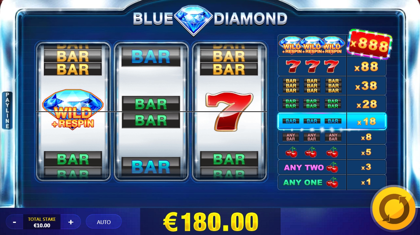 Blue Diamond (Голубой бриллиант) из раздела Игровые автоматы