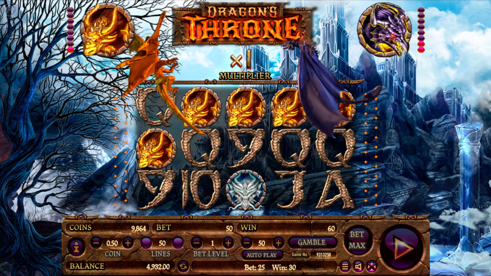 Dragon’s Throne (Трон дракона) из раздела Игровые автоматы