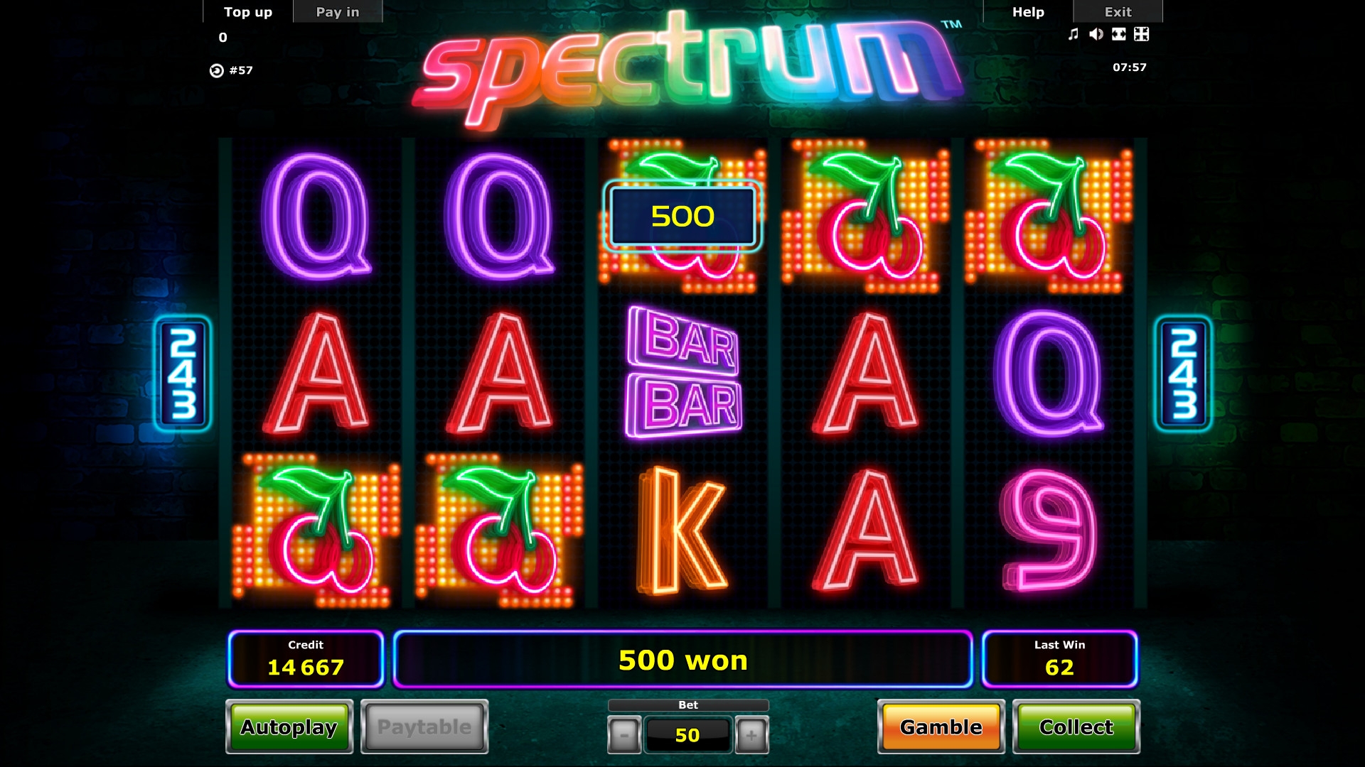 Spectrum (Спектрум) из раздела Игровые автоматы