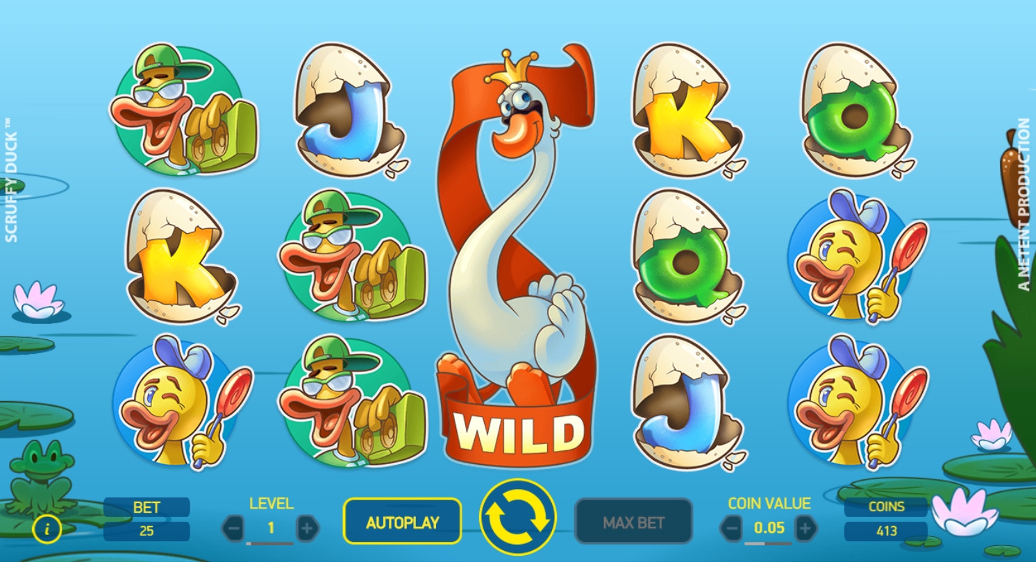 Scruffy Duck (Неряшливая утка) из раздела Игровые автоматы