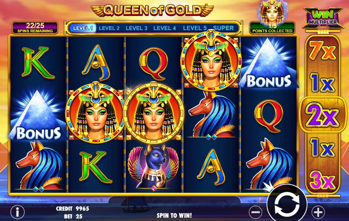Queen of Gold (Царица золота) из раздела Игровые автоматы