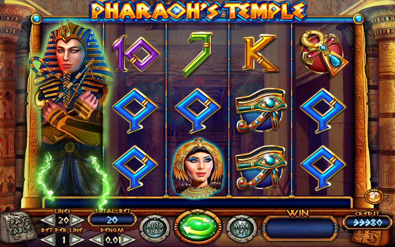 Pharaoh’s Temple (Храм фараона) из раздела Игровые автоматы