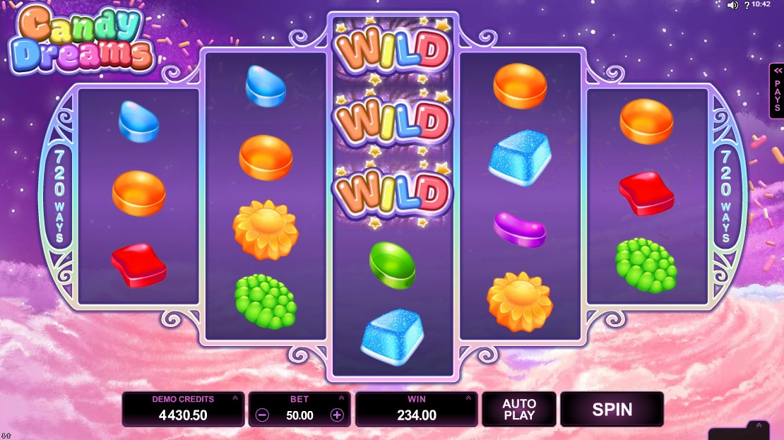 Candy Dreams (Мечты о сладостях) из раздела Игровые автоматы