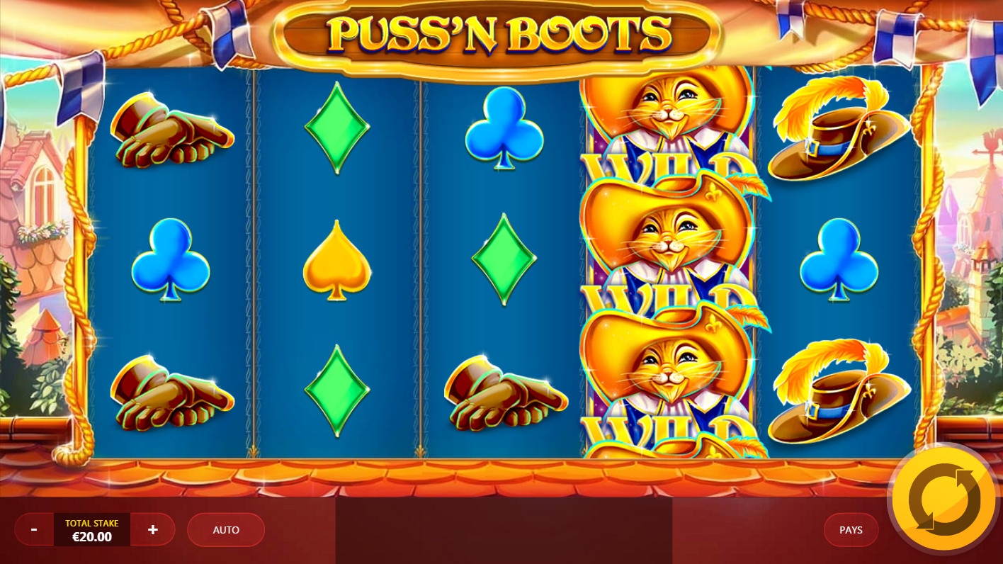 Puss’n Boots (Кот и сапоги) из раздела Игровые автоматы