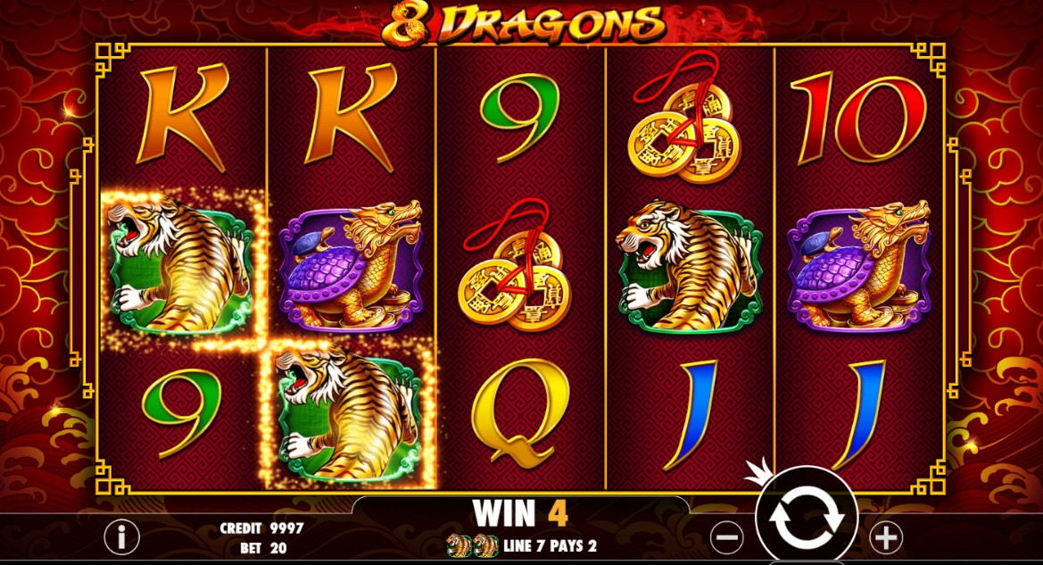 8 Dragons (8 драконов) из раздела Игровые автоматы