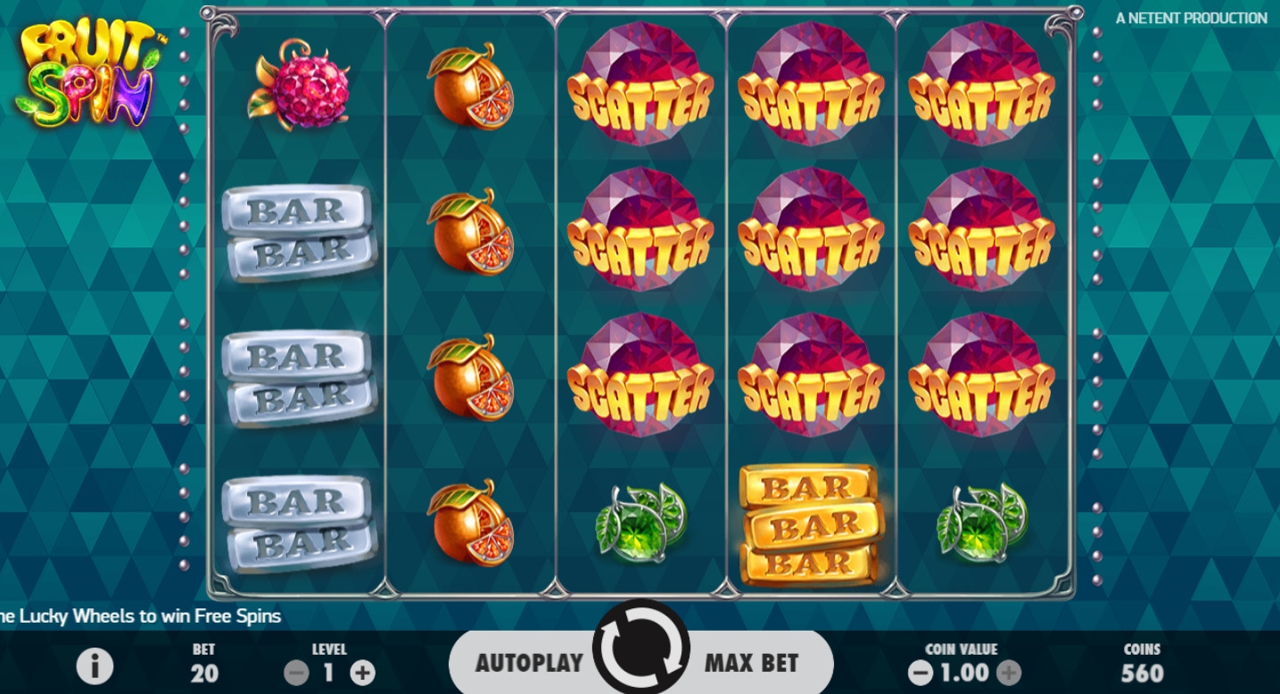 Fruit Spin (Фруктовый спин) из раздела Игровые автоматы
