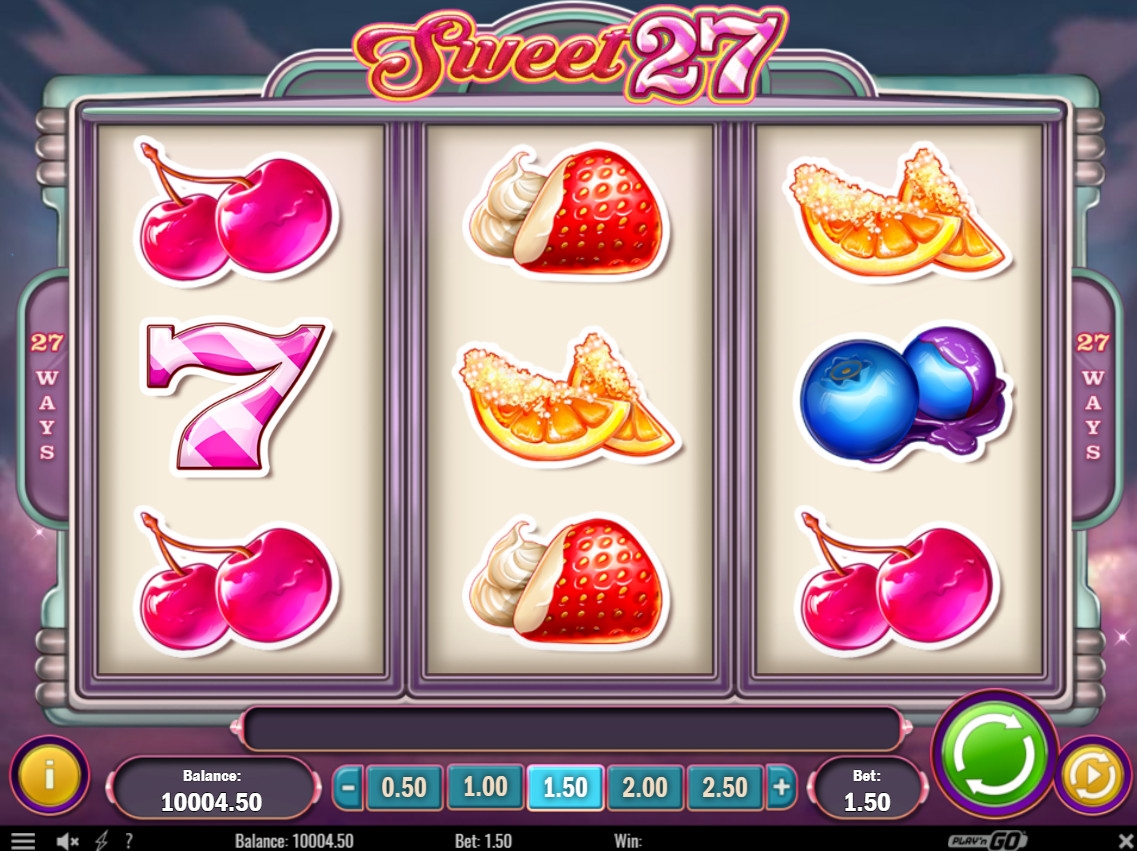Sweet 27 (Сладкие 27) из раздела Игровые автоматы