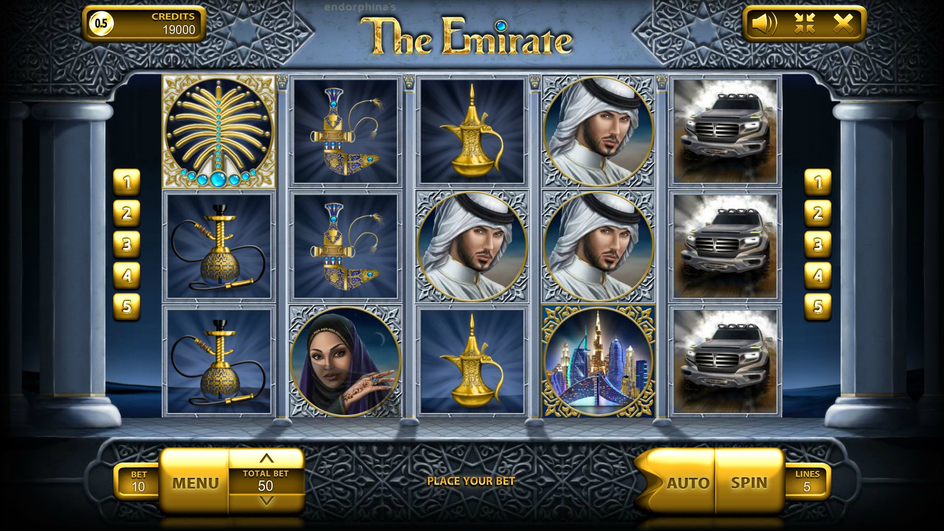 Emirate (Эмират) из раздела Игровые автоматы