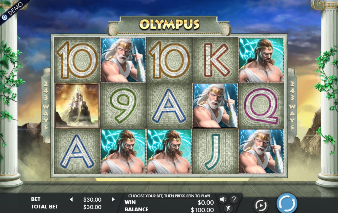 Olympus (Олимп) из раздела Игровые автоматы