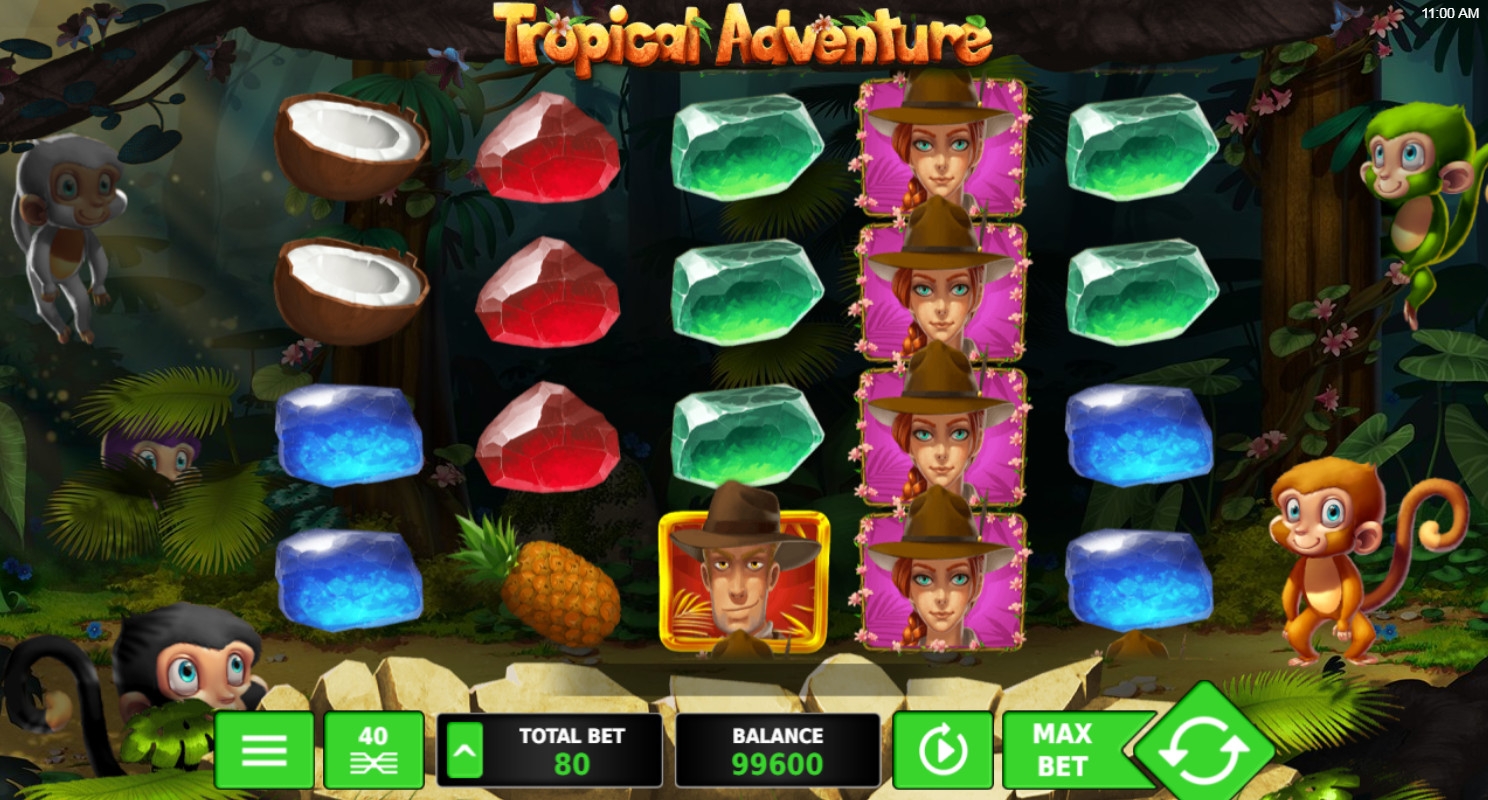 Tropical Adventure (Тропическое приключение) из раздела Игровые автоматы